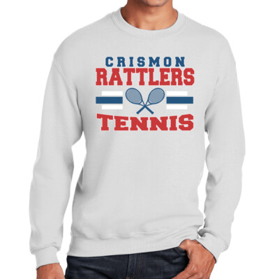 Unisex Crismon Rattlers Tennis Crewneck Thumbnail